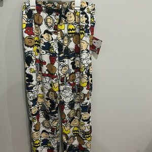 Peanuts official merchandise snoopy Charlie Brown pajamas medium